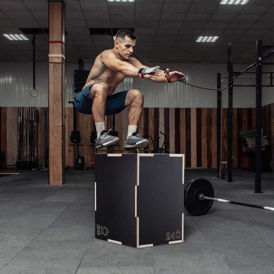 Box Jump Plyo - 3 In 1 Plyometric Jump Box