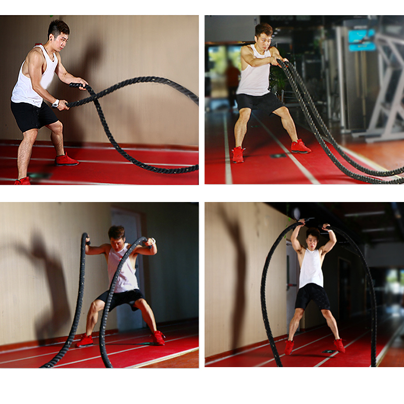 9M/12M/15M Fitness Battle Rope - Crossfit No Equipment Workouts review and price