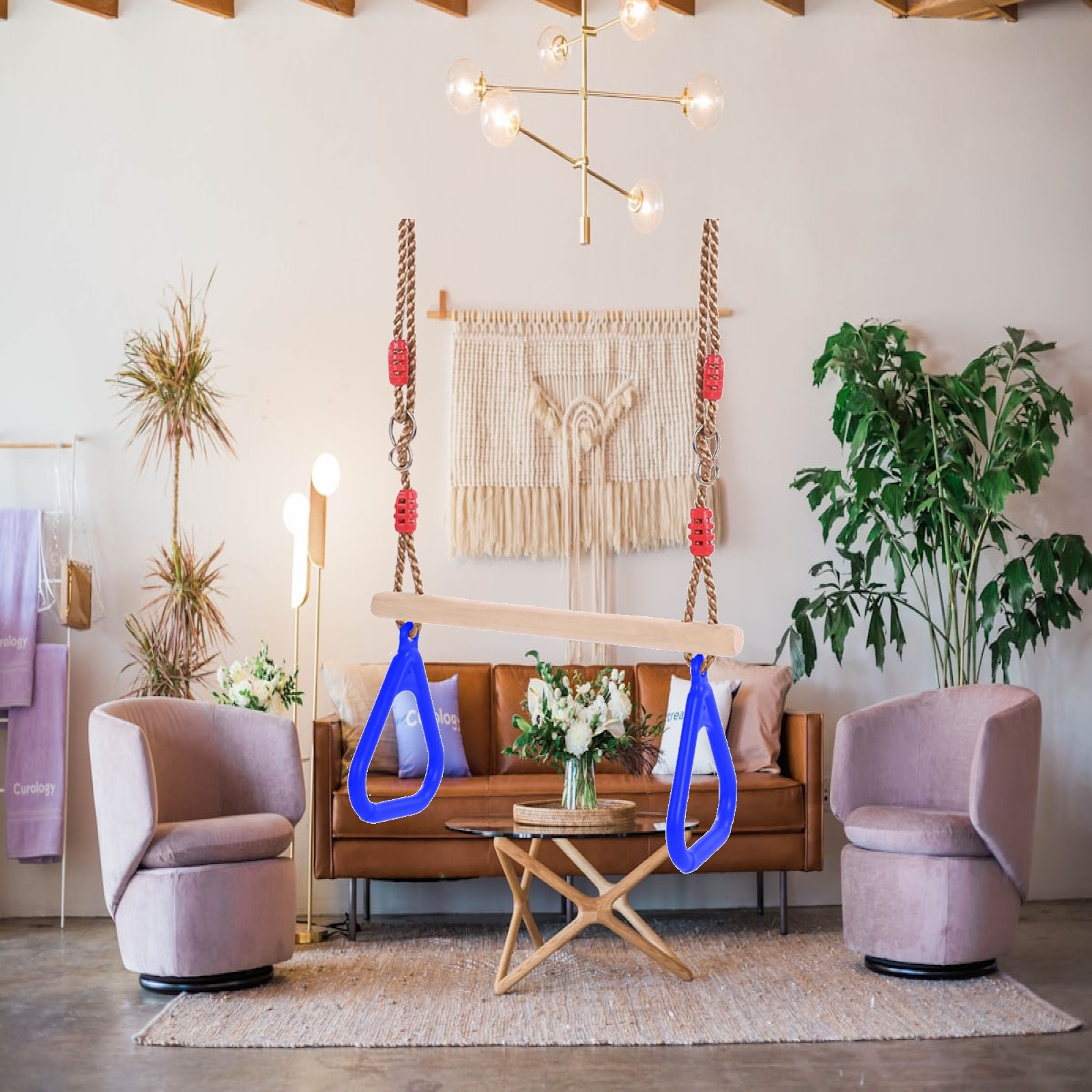 Indoor Outdoor Fun Swing Sets  - Gymnastic Ring Wood review and price