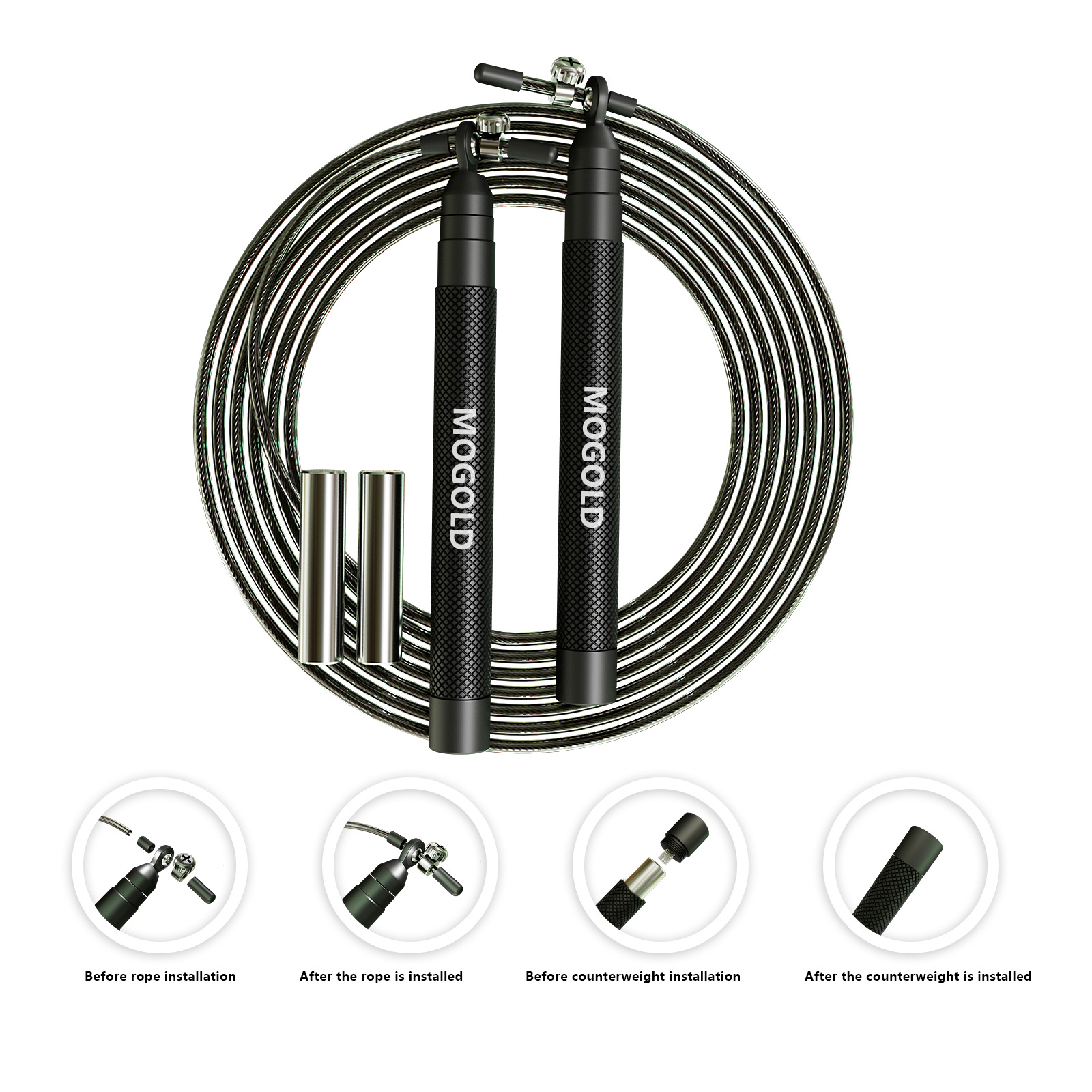 Crossfit Weighted Jump Rope Gy - Crossfit No Equipment Workouts review and price