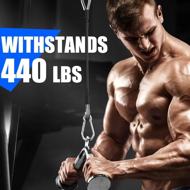 1/2Pcs 25cm Gym Cable Extensio - Battle Rope Anchor review and price