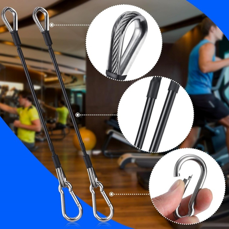 1/2Pcs 25cm Gym Cable Extensio - Battle Rope Anchor review and price